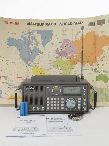 всеволновый профессиональный радиоприемник Tecsun S-2200x (export version) dark grey