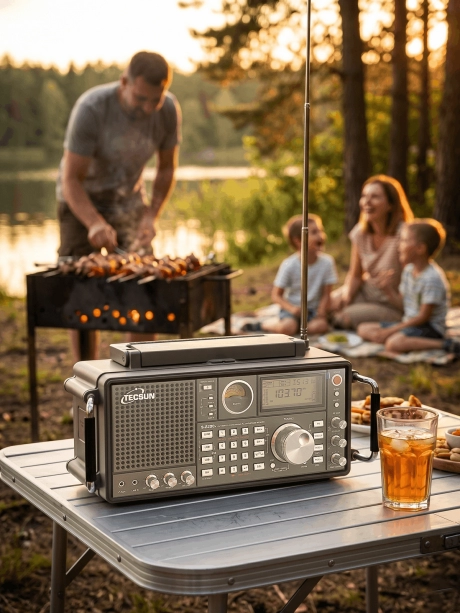 всеволновый профессиональный радиоприемник Tecsun S-2200x (export version) dark grey