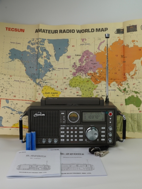 всеволновый профессиональный радиоприемник Tecsun S-2200x (export version) dark grey