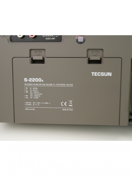 всеволновый профессиональный радиоприемник Tecsun S-2200x (export version) dark grey