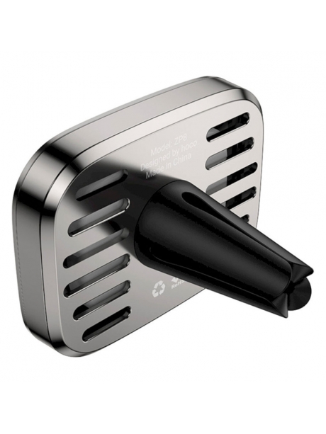 автомобильный ароматизатор Hoco ZP8 Spread car aromatherapy metal gray