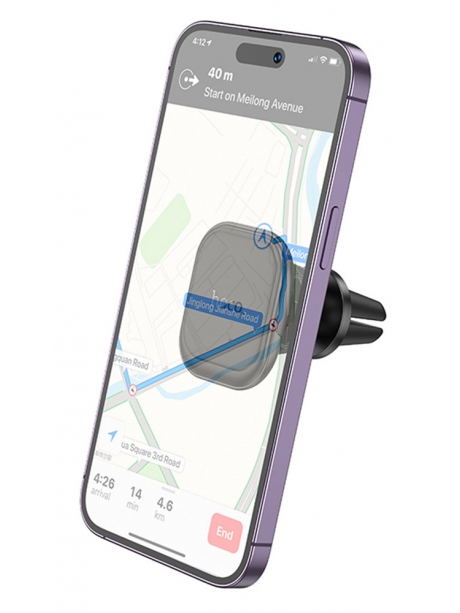 магнитный держатель на решетку вентиляции Hoco H29 Brilliant magnetic car holder (air outlet) black