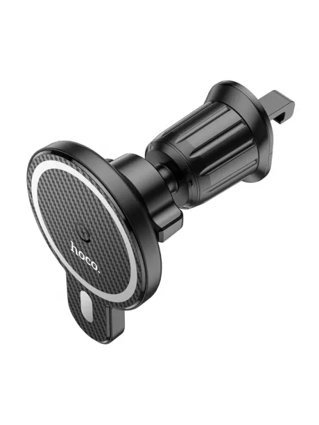 держатель с беспроводной зарядкой MagSafe Hoco CA85 Ultra-fast magnetic wireless charging car holder black