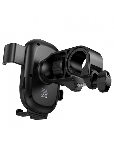 держатель на руль велосипеда или мотоцикла Hoco H85 Knight motorcycle bicycle universal holder black
