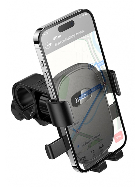 держатель на руль велосипеда или мотоцикла Hoco H85 Knight motorcycle bicycle universal holder black