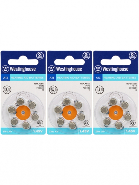 батарейка Westinghouse ZA13/PR48 18шт. 