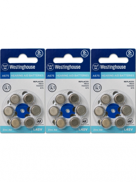 батарейка Westinghouse ZA675/PR44 18шт. 