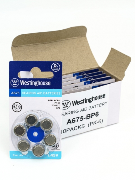 батарейка Westinghouse ZA675/PR44 60шт. 