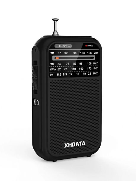 радиоприемник XHDATA D-220 black grey