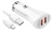 автомобильное зарядное устройство LDNIO C511Q 2USB QC3.0 + typeC cable white
