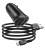автомобильное зарядное устройство Hoco Z39 Farsighted dual port QC3.0 Car charger + micro cable black