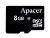 карта памяти Apacer 8Gb microSDHC Class 4 без адаптера 