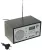 Стационарный радиоприёмник с Bluetooth и USB - БЗРП РП-320 дерево темное/серебристый