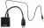 адаптер Cablexpert HDMI>VGA 19M/15F 
