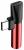 переходник для наушников и зарядки Baseus Type-C to C &amp; 3.5mm jack L41 red + black