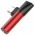 переходник для наушников и зарядки Baseus Type-C to C &amp; 3.5mm jack L41 red + black