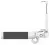 монопод для селфи с зеркалом Rock Mini Selfie stick with wire control 60cm black