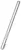 ручка со стилусом Baseus Golden Cudgel Capacitive Stylus Pen silver