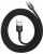 кабель передачи данных Baseus Cafule Cable USB For Type-C 3A 1m gray + black