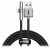 кабель передачи данных Baseus Iridescent Lamp HW flash charge Mobile Game USB For Type-C 40W 2m black