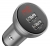 автомобильная зарядка в прикуриватель с дисплеем Baseus Digital Display Dual USB 4.8A Car Charger 24W silver