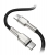 зарядный кабель для MacBook и iPhone Baseus Cafule Series Metal Data Cable Type-C to Type-C 100W 1m black