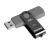 флешка USB 3.1 с двойным входом SmartBuy Twist Dual Type-C/Type-A 256GB 3.1 black