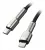 кабель для быстрой зарядки iPhone Baseus Cafule Series Metal Data Cable Type-C to iP PD 20W 2m black