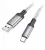 кабель для зарядки Hoco U112 Shine charging data cable for Type-C gray