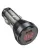 зарядка для телефона в машину Hoco NZ12C Graceful PD60W(2C) car charger with digital display transparent black