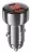 зарядка для телефона в машину Hoco Z50 Leader 48W dual-port PD30W+QC3.0 car charger with display metal gray