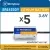 литиевые батарейки 3.6v Westinghouse ER 14250Y (1/2AA) axial wires 5шт. 