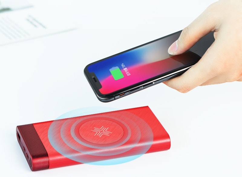 внешний аккумулятор с беспроводной зарядкой Qi Rock Space P56 Power Bank 10000mAh wireless charging внешний аккумулятор с беспроводной зарядкой Qi Rock Space P56 Power Bank 10000mAh wireless charging