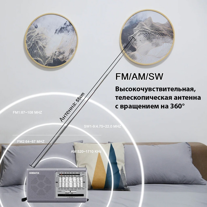 радиоприемник XHDATA D-219