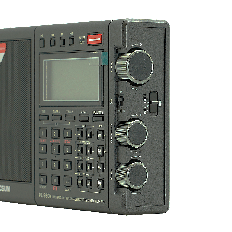 Управление профессионального радиоприемника Тексан PL-990x