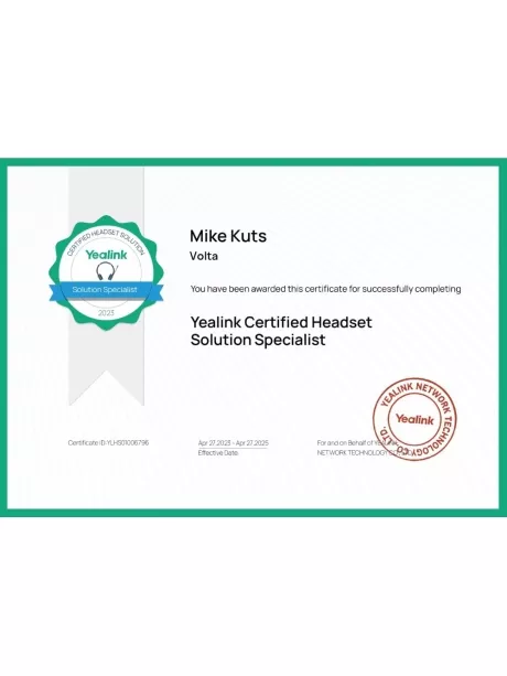 профессиональная гарнитура Yealink WH67 Teams 