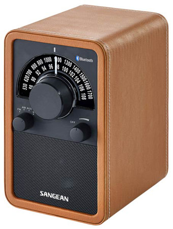 радиоприемник Sangean WR-15BT brown leather